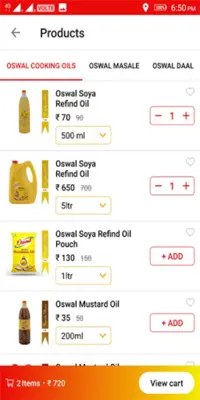 Oswal Mart android App screenshot 0